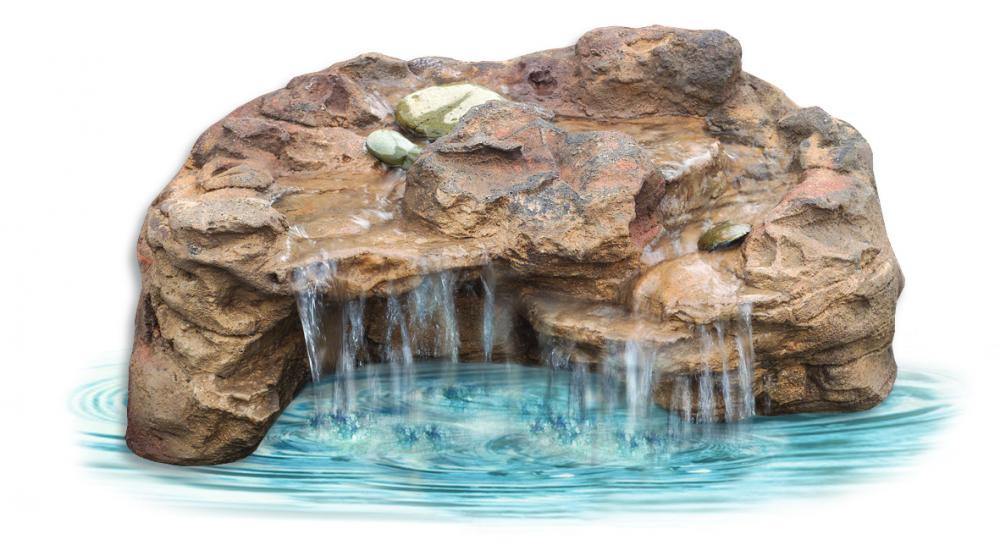 Photo of Crystal Falls - Complete Pond Kit by Universal Rocks - Marquis Gardens