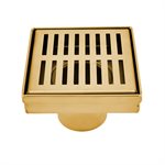 Square Shower Drain Slot Grid