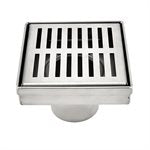 Square Shower Drain Slot Grid