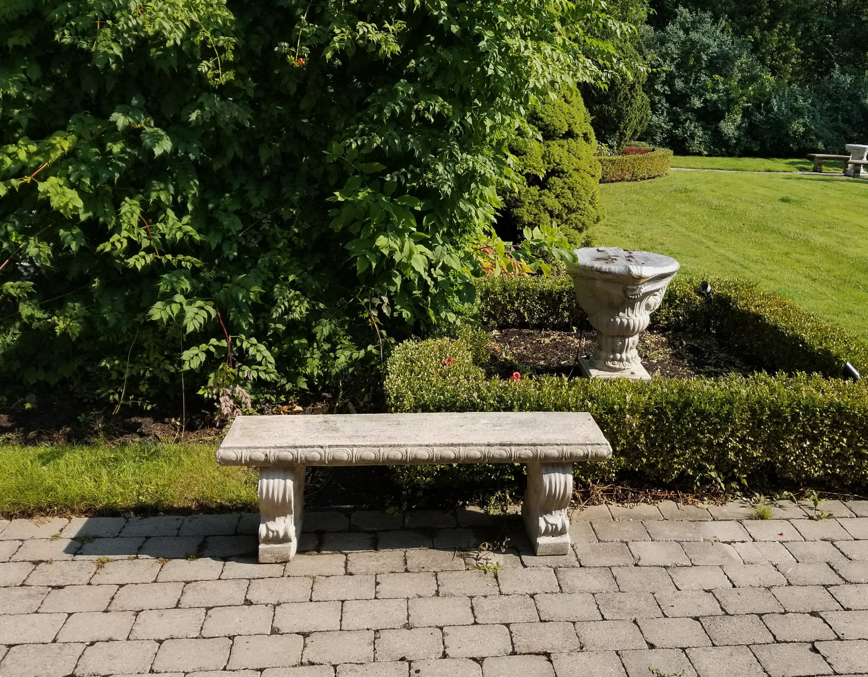 Photo of Campania Traditional Straight Bench - Marquis Gardens