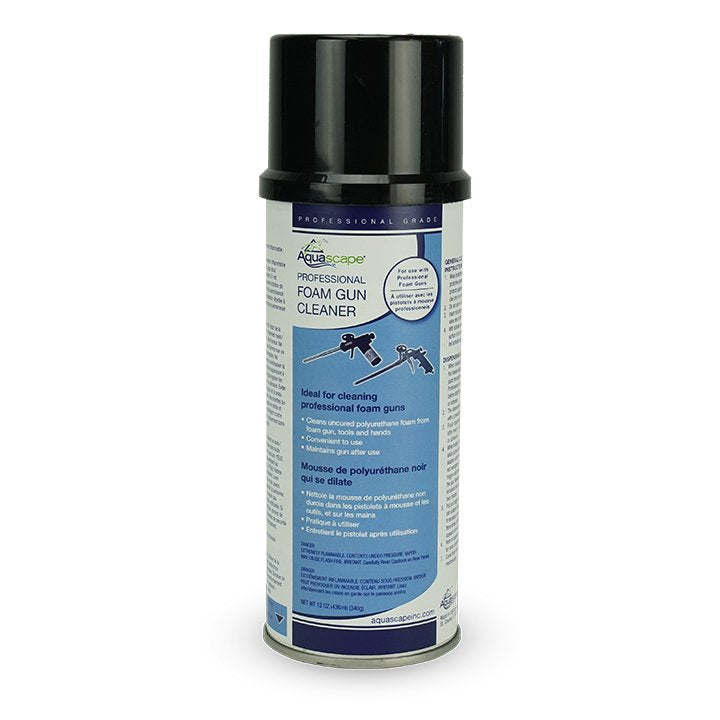 Photo of Aquascape Professional Black Waterfall Foam & Professional Foam Gun Cleaner - Marquis Gardens