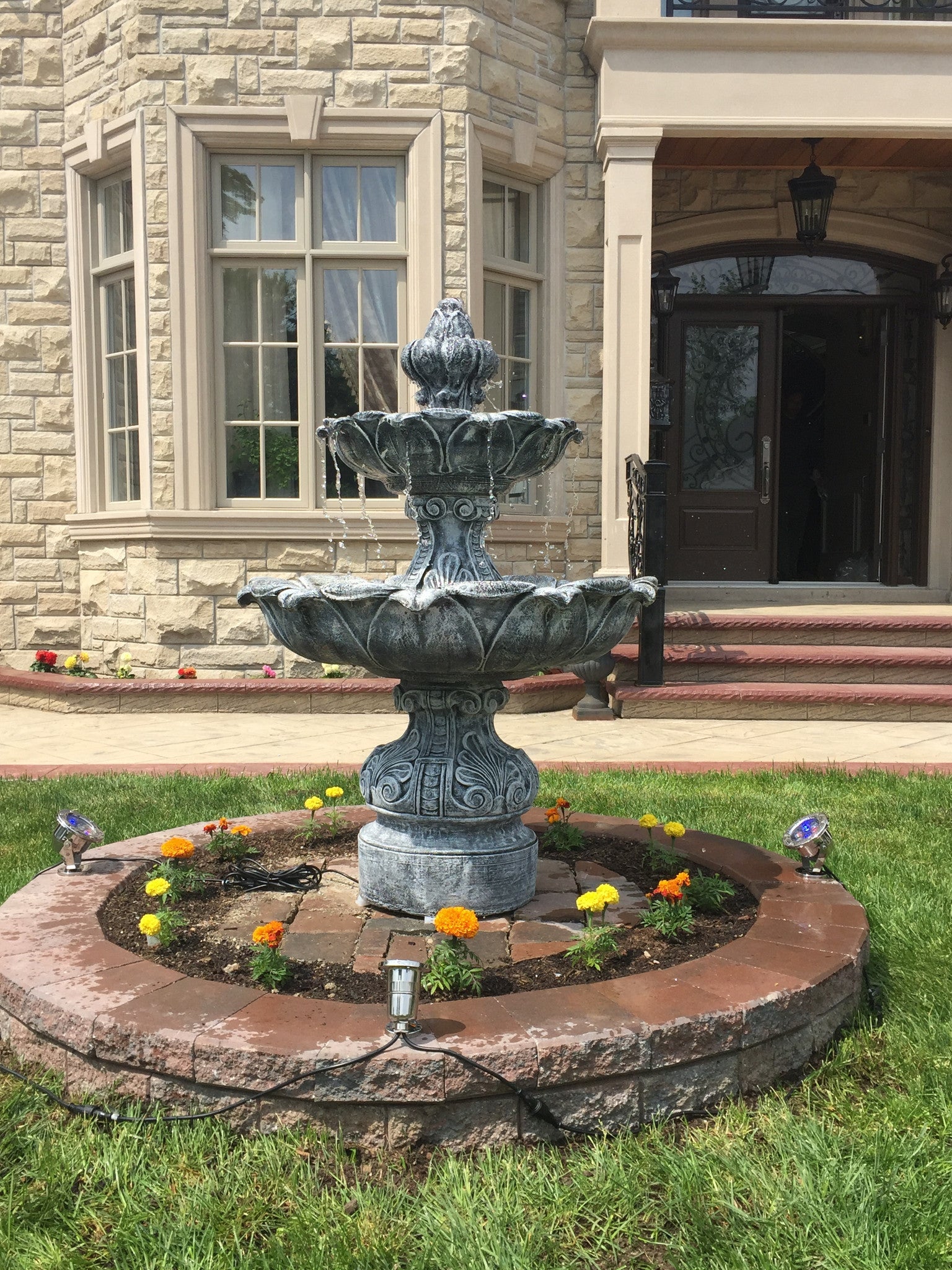 Photo of 2 Tier Leaf Fountain - Marquis Gardens