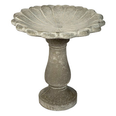 Photo of Birdbath - Plain Base - Sunflower Top - Marquis Gardens