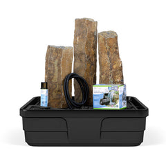 Photo of Aquascape 3 pc Mongolian Basalt Columns Fountain Kit - Marquis Gardens