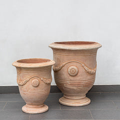 Photo of Campania Anduze Urn - Terra Cotta - Set of 2 - Marquis Gardens