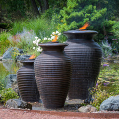 Photo of Aquascape Rippled Urns - Marquis Gardens