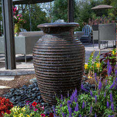 Photo of Aquascape Rippled Urns - Marquis Gardens