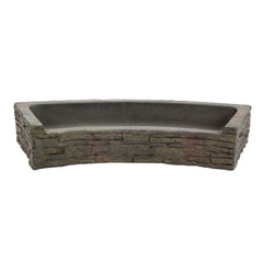 Photo of Aquascape Curved Stacked Slate Wall Base and Toppers - Marquis Gardens