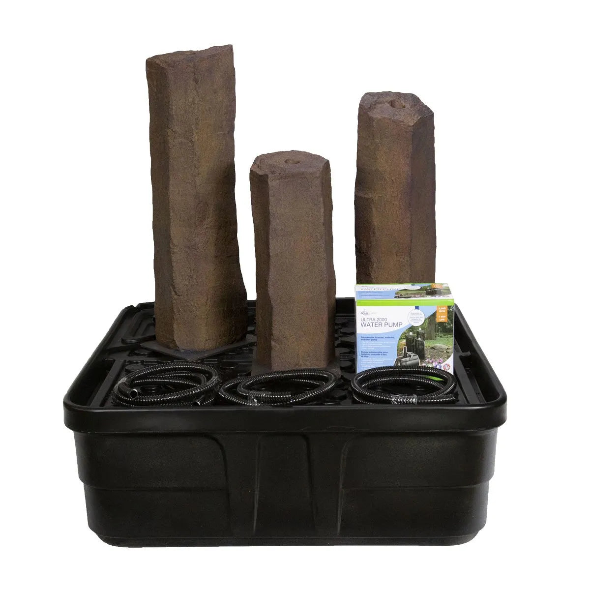 Photo of Aquascape Faux Basalt Column Set Of 3 Landscape Fountain Kit - Marquis Gardens