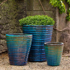 Photo of Campania Round Ruffle Planter Set of 3 - Marquis Gardens