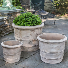 Photo of Campania Classic Orangerie Planter - Antico Terra Cotta - Set of 3 - Marquis Gardens