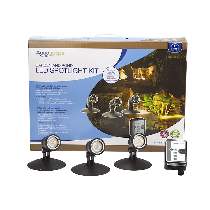 Photo of Aquascape LED Pond and Landscape Spotlight Kit 3 Watt - Marquis Gardens