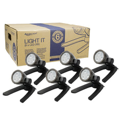 Photo of Aquascape Garden and Pond LED Spotlight and Waterfall Contractor 6-Pack - Marquis Gardens