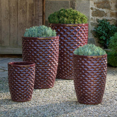 Honeycomb Planter, Tall - Plum - S/4