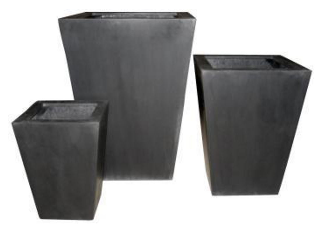 Photo of Fiberstone Square Taper Planters  - Marquis Gardens