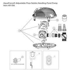 Photo of Aquascape AquaForce Pumps Replacement Parts - G2 - Marquis Gardens