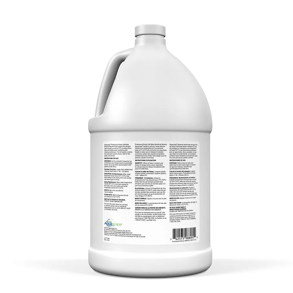 Photo of Aquascape PRO Cold Water Beneficial Bacteria (Liquid) - 1 Gal - Marquis Gardens