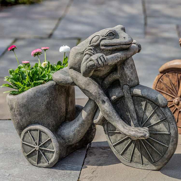 Photo of Campania Tricycle Frog Planter - Marquis Gardens