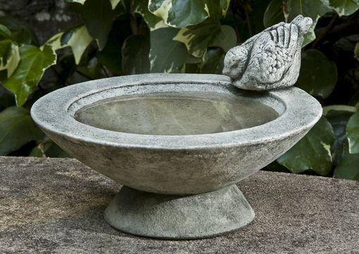 Photo of Campania Songbird's Rest Birdbath - Marquis Gardens