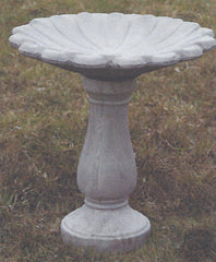 Photo of Birdbath - Plain Base - Sunflower Top - Marquis Gardens