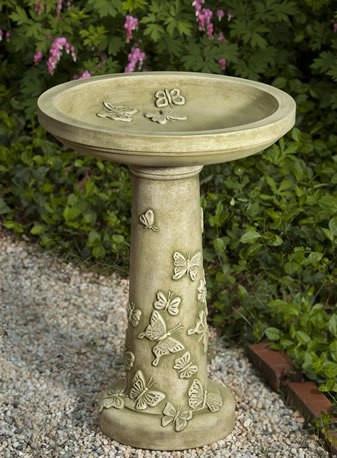 Photo of Campania Butterflies Are Free Birdbath - Marquis Gardens