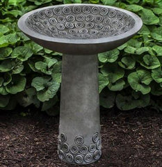 Photo of Campania Cirrus Birdbath - Marquis Gardens