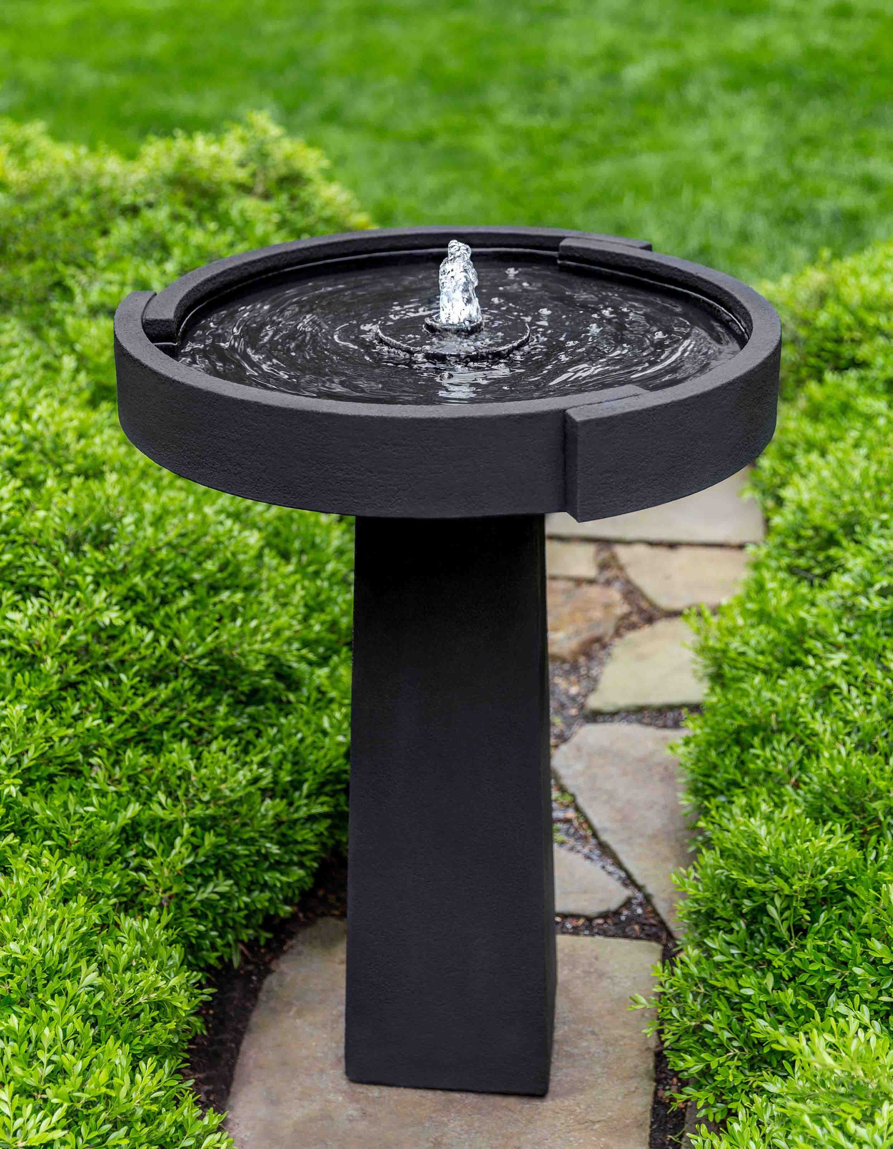 Photo of Campania Concept Birdbath Fountain - Marquis Gardens