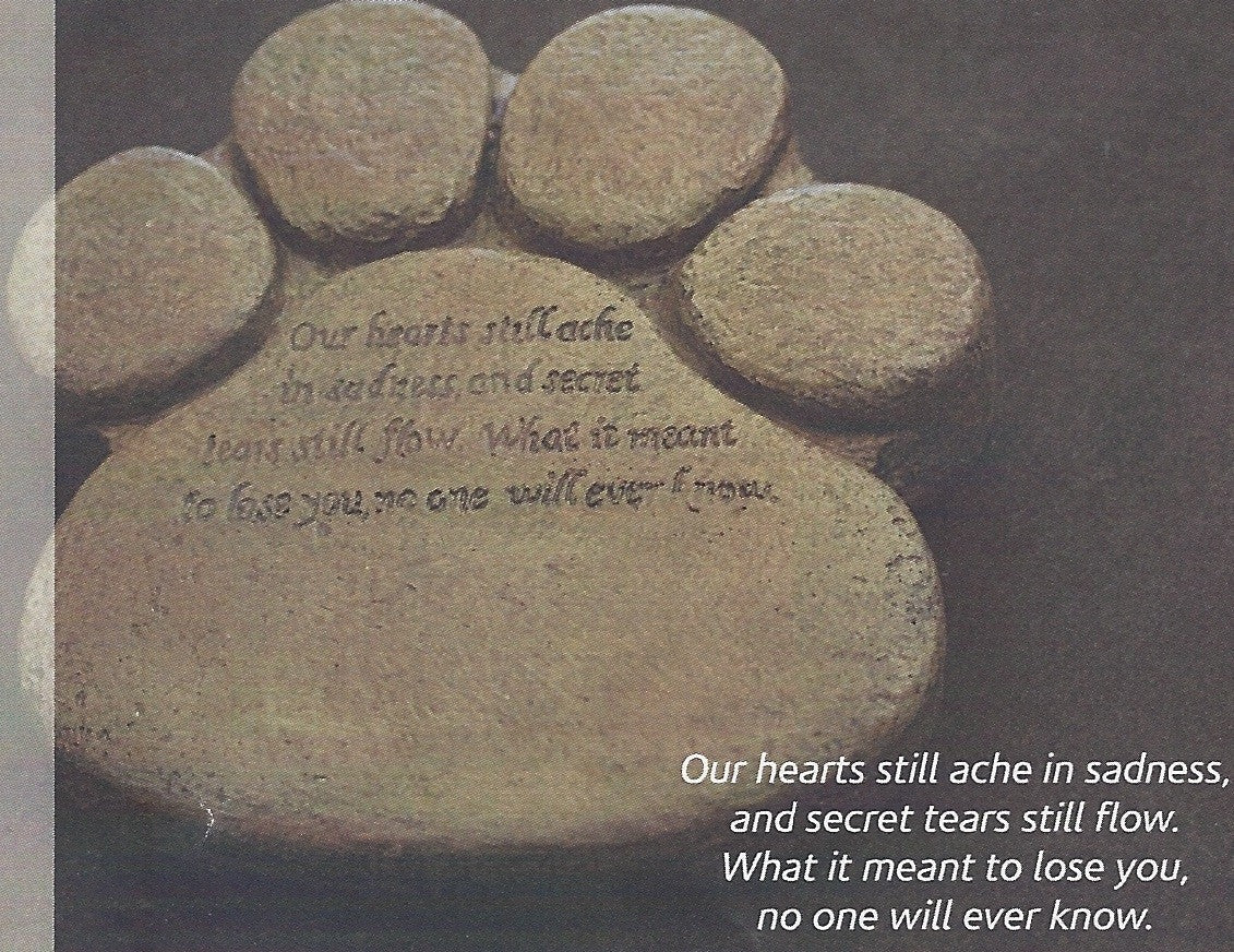 Photo of Pet Memorial Paw Print - Marquis Gardens