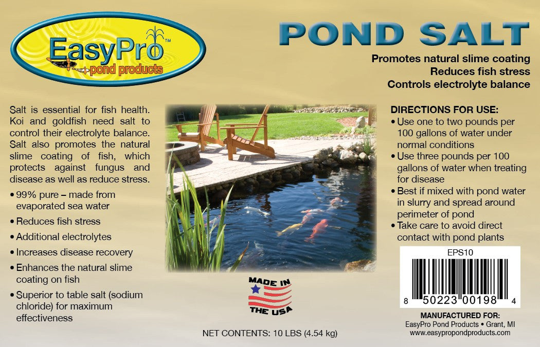 Photo of EasyPro Pond Salt - 50 lb Pail - Marquis Gardens