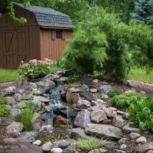 Photo of Aquascape Small Pondless Waterfall Kit with 6' Stream - Marquis Gardens