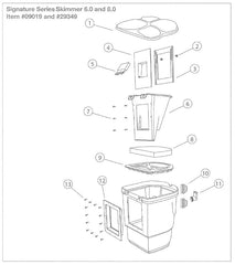 Photo of Aquascape Signature Series Skimmer 6.0 & 8.0 Replacement Parts - Marquis Gardens