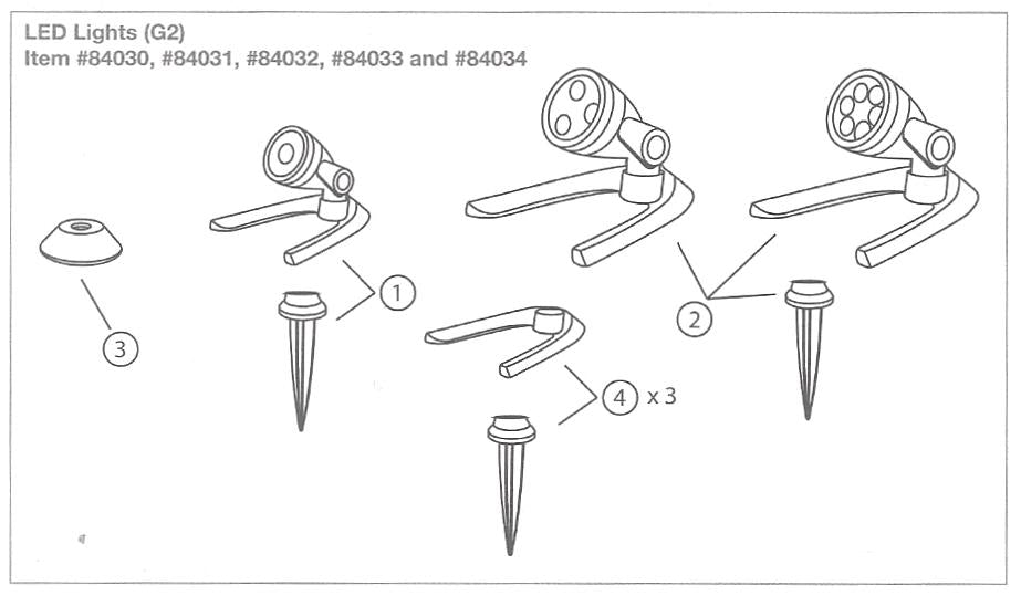 Photo of Aquascape Replacement Mounting Kits for Aquascape Lights - Marquis Gardens