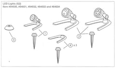 Photo of Aquascape Replacement Mounting Kits for Aquascape Lights - Marquis Gardens