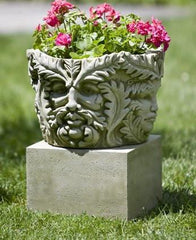 Photo of Campania Textured Low Sq Pedestals - Marquis Gardens