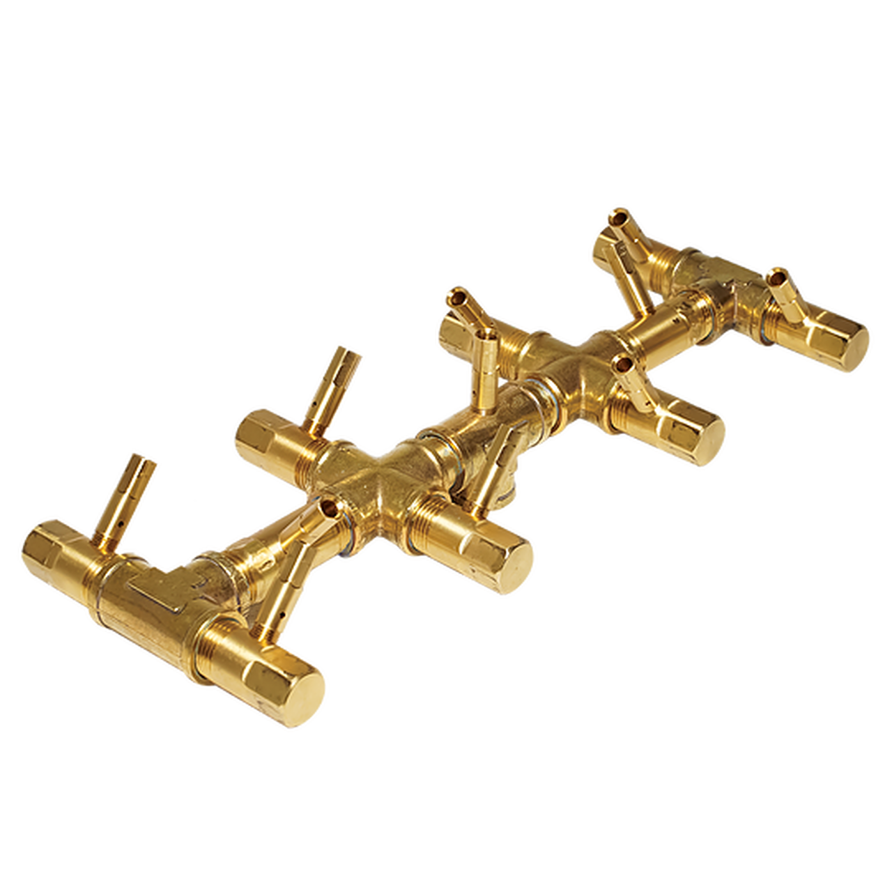 Photo of Tree-Style Linear Crossfire Brass Burners - Marquis Gardens