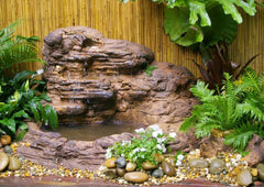 Photo of Wall Waterfall Pond WWP-002 by Universal Rocks - Marquis Gardens