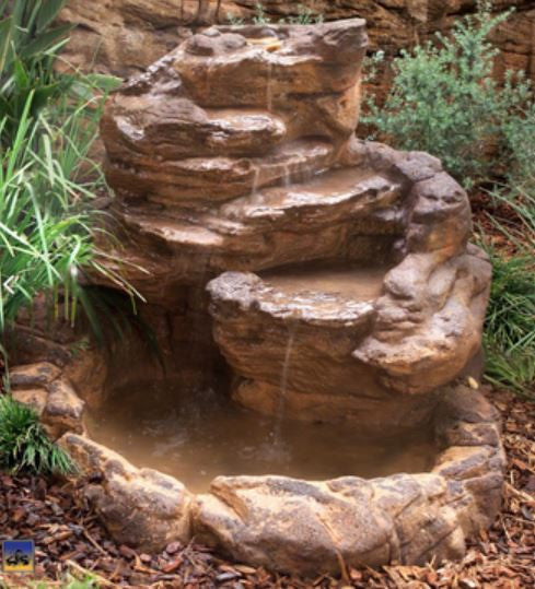 Photo of Wall Waterfall Pond WWP-010 by Universal Rocks - Marquis Gardens