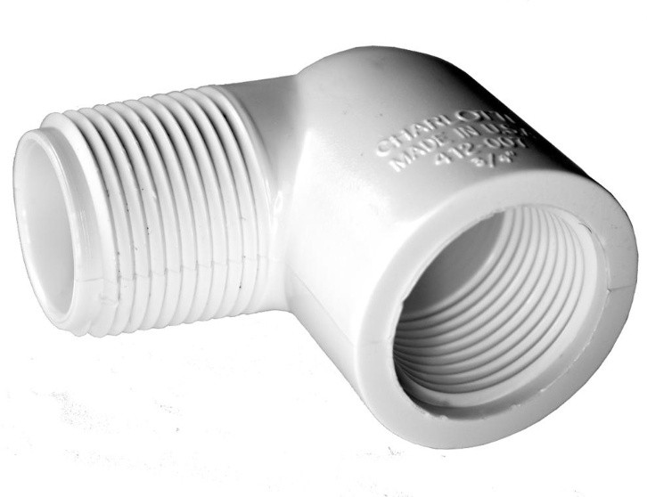 Photo of 90 Elbows Threaded MPT x FTP PVC - Aquascape Canada