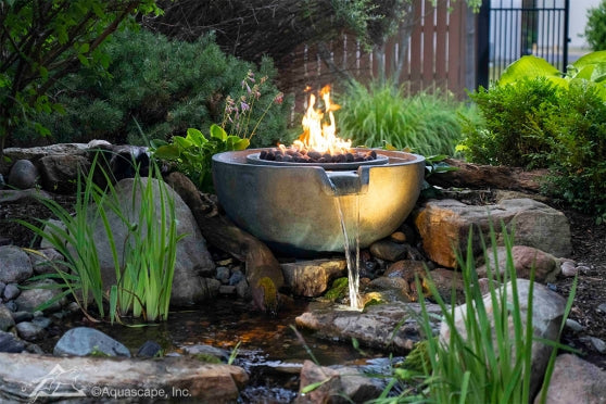 Photo of Aquascape Fire and Water Spillway Bowl - Marquis Gardens