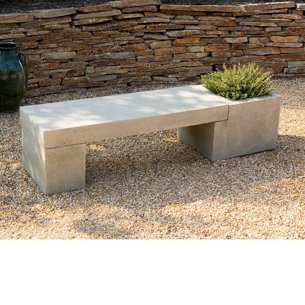 Photo of Campania Modular Bench Components - Marquis Gardens