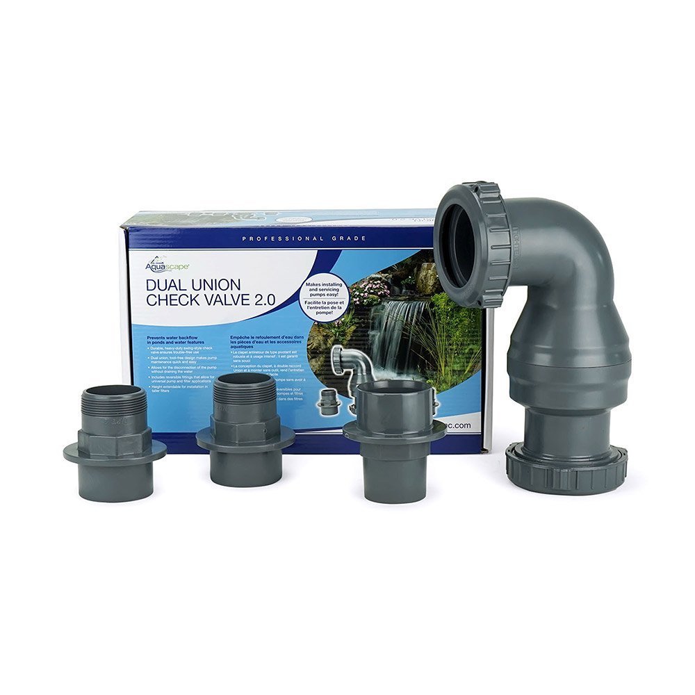 Photo of Aquascape Dual Union Check Valves - Marquis Gardens